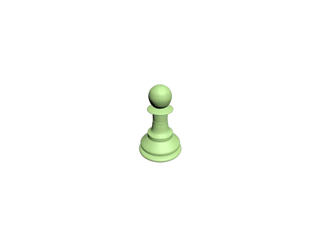 3D chess Pawn