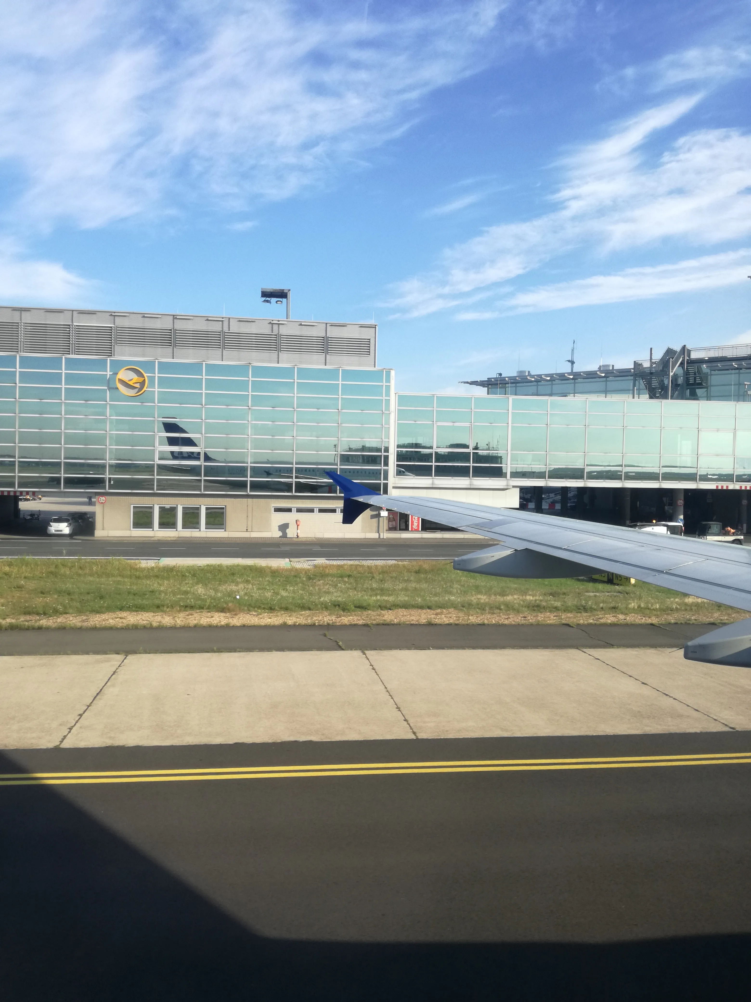 Lufthansa at Frankfurt Airport Picture of Lufthansa buildings in an Airport